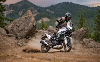 Kawasaki presenta en primicia en España la nueva KLE 500 en el Trial Indoor de Barcelona